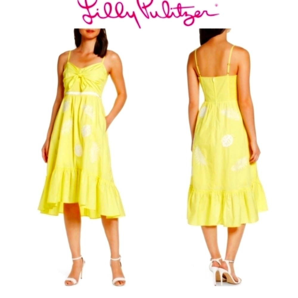 Lilly Pulitzer Yellow High-Low Sundress
